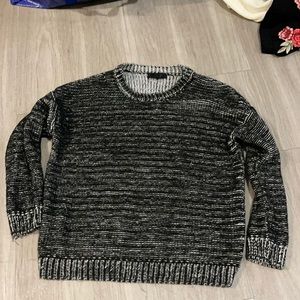 XXI Black and White Crew Neck Sweater